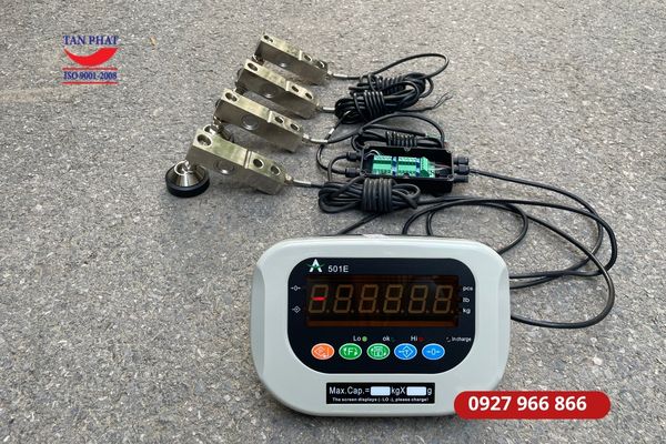 Thiết bị cân sàn 1 tấn đầu cân A501E