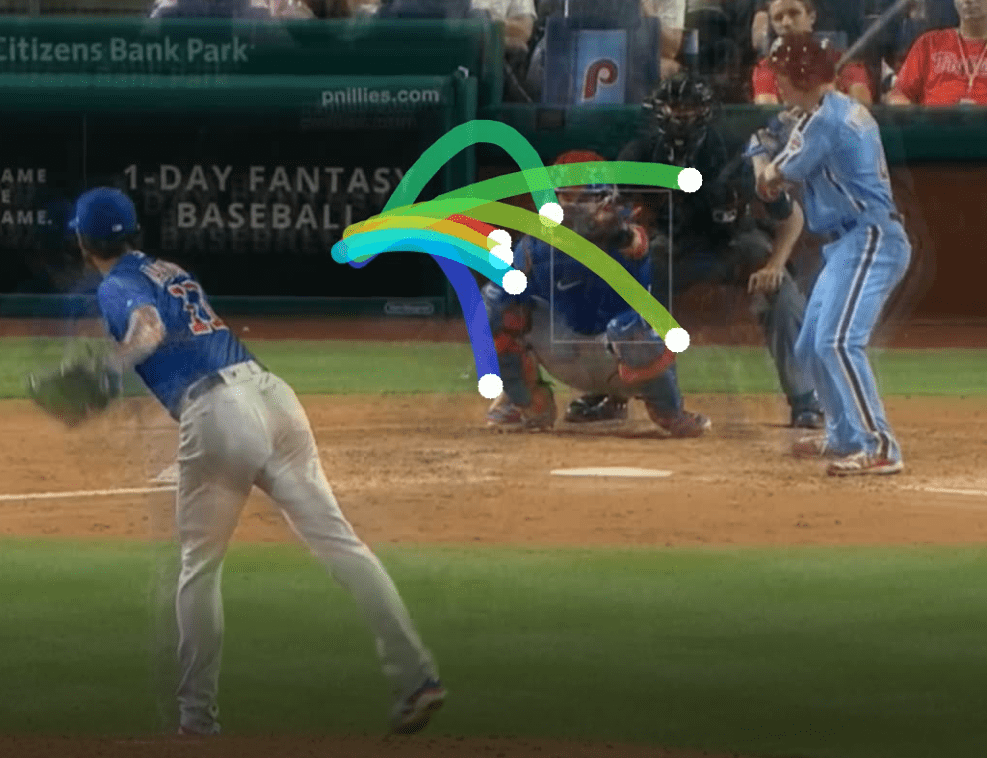 Captura de Automatic Baseball Pitching Overlay