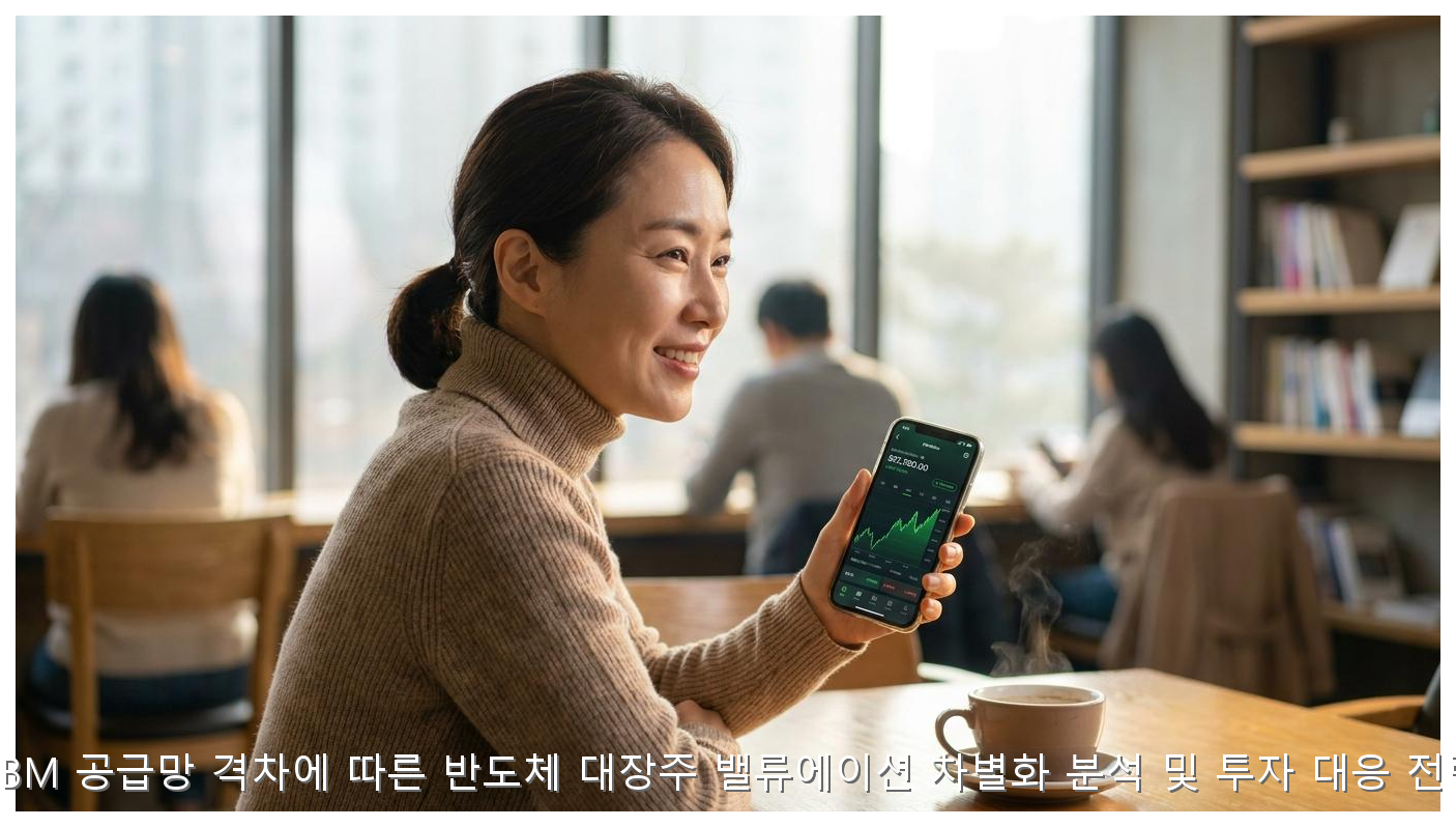 HBM 공급망 격차와 반도체 대장주 밸류에이션 전략 핵심 안내 및 분석 인포그래픽 (7)