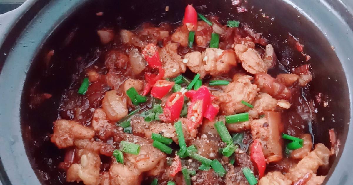 Kho quẹt ba rọi