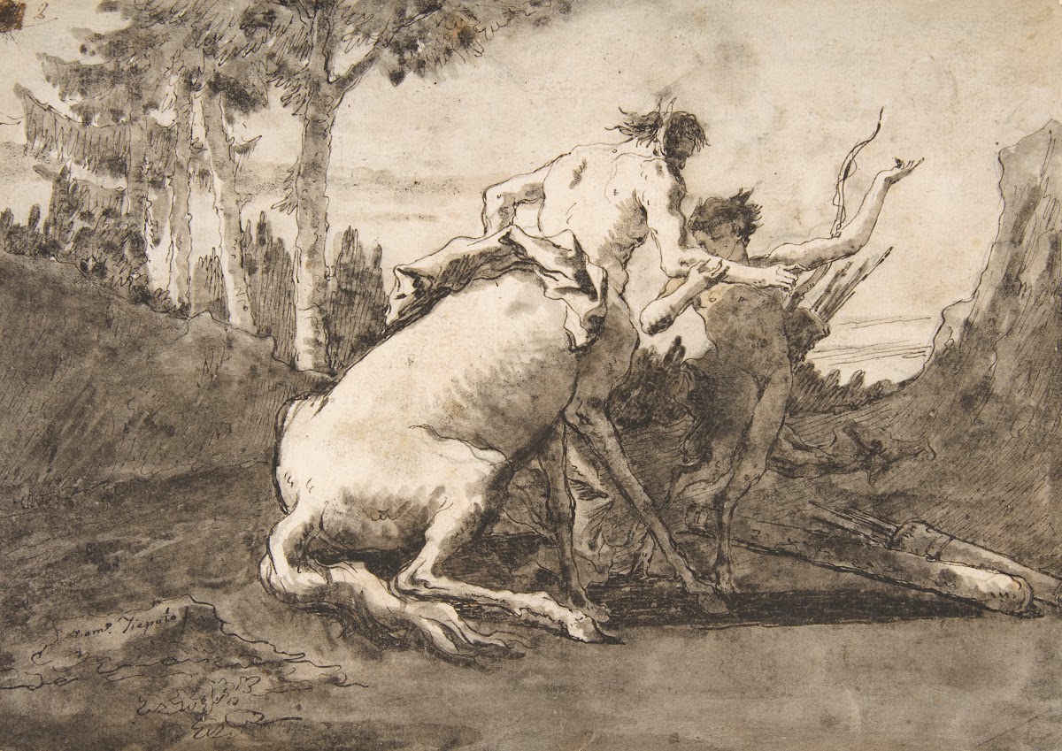 Centaur with a Young Satyr 17271804