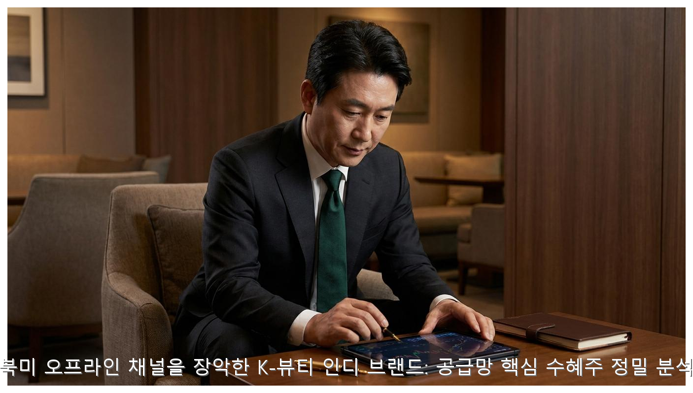 북미 오프라인 채널을 장악한 K-뷰티 인디 브랜드: 공급망 핵심 수혜주 정밀 분석 핵심 안내 및 분석 인포그래픽 (6)