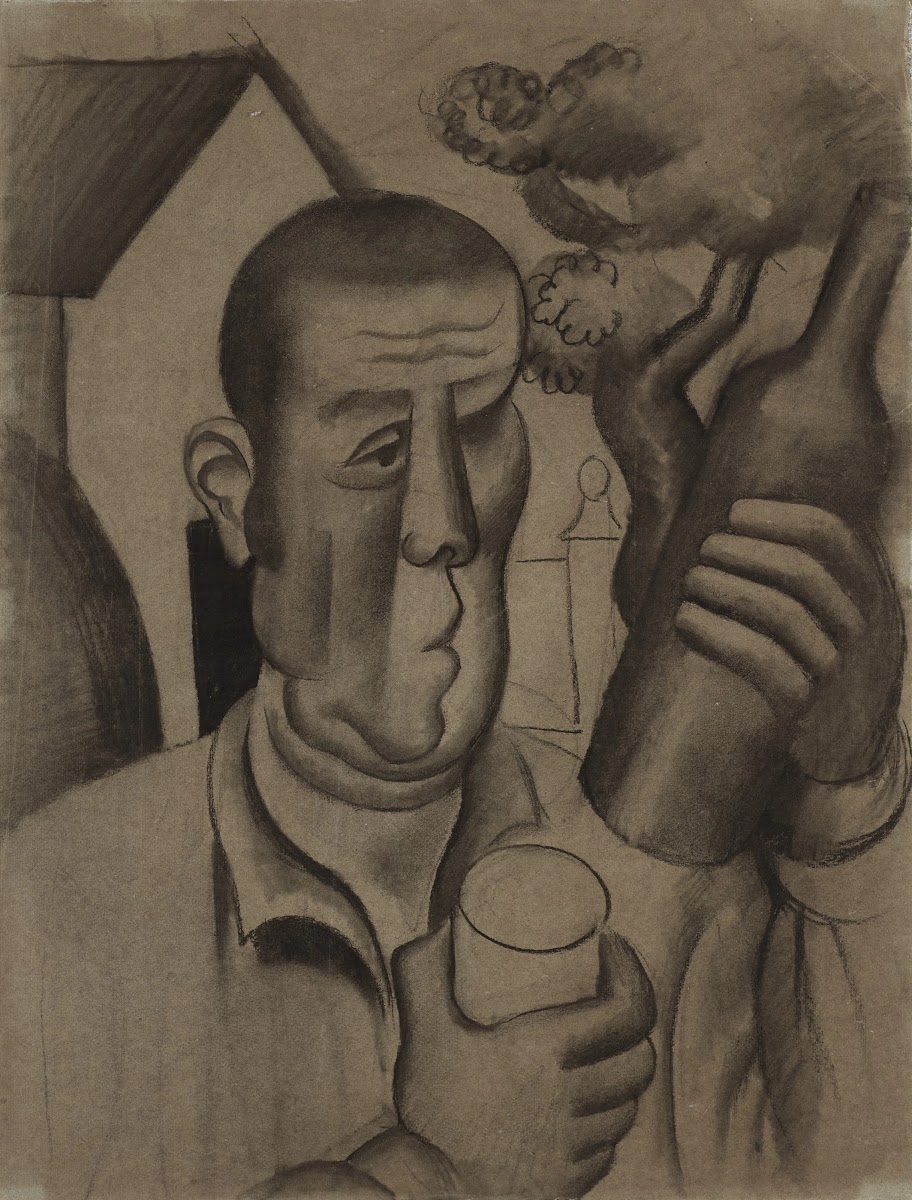 Paysan à la bouteille 1922