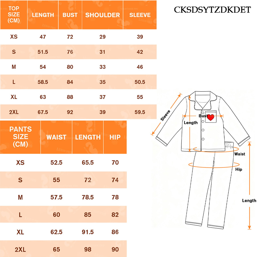 AOP Long satin pajama set with pockets for children-CKSDSYTZDKDET