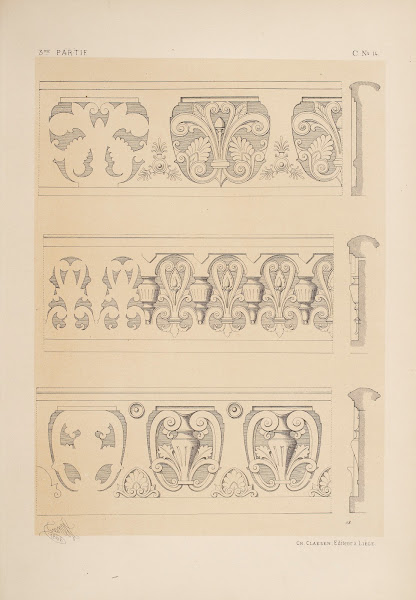 Balcon en pierre genre néo grec 1866
