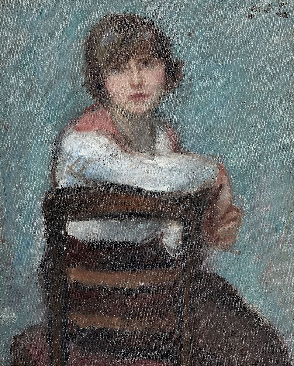 Jeune fille à la chaise