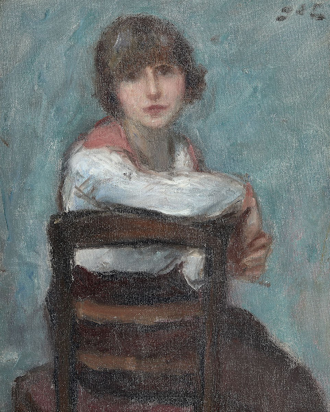 Jeune fille à la chaise