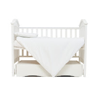Changing bed 3 el Twins Organic (calico premium) white
