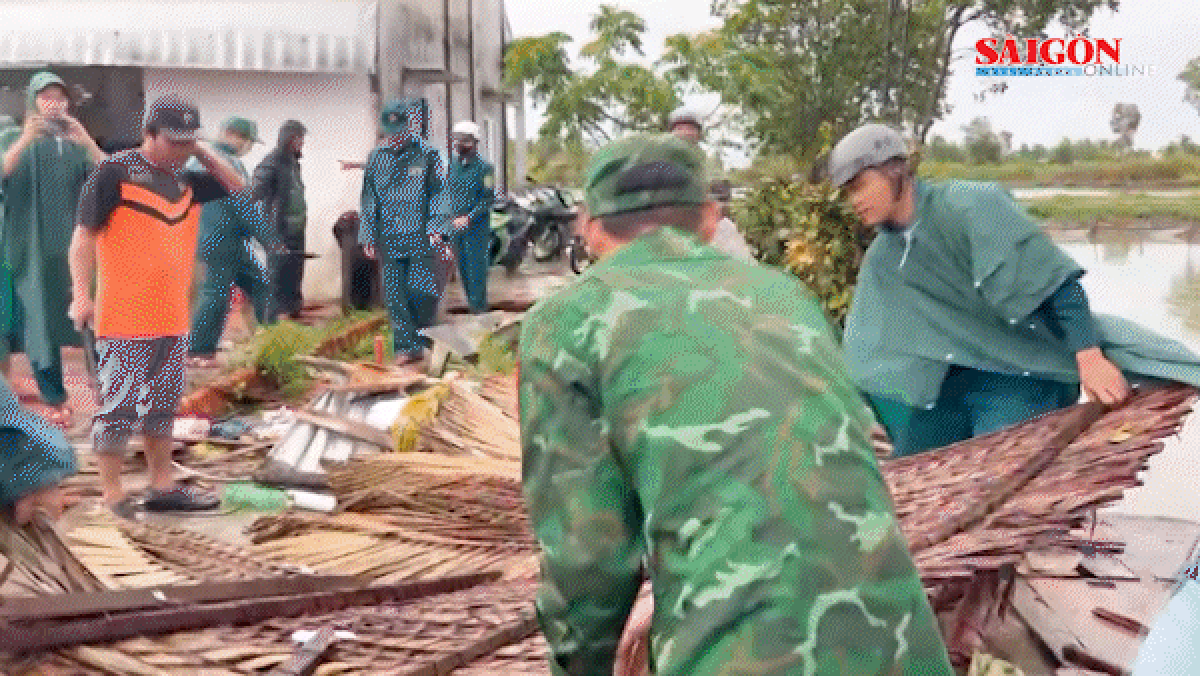 Cà Mau: Dông lốc làm tốc mái và sập nhiều nhà dân - Báo Sài Gòn Giải Phóng