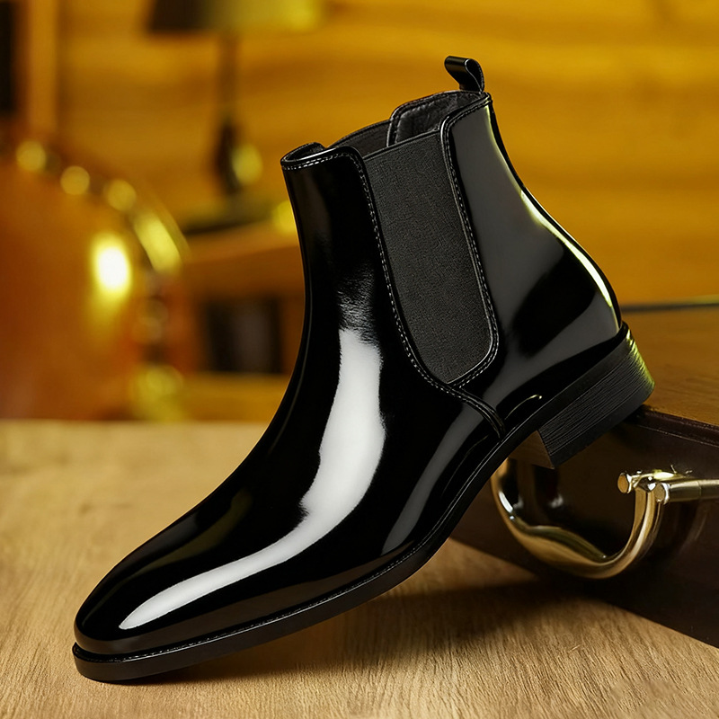 Men's ankle boots, classic Chelsea boots