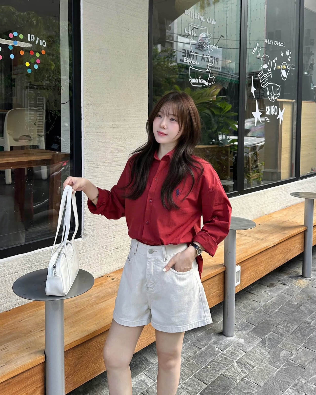Áo sơ mi kaki trơn thêu ngựa XONXEN SHOP A659