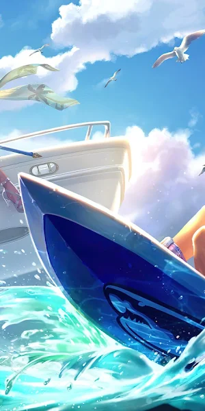 Ocean View, Summer Dress, Girl In Armor, Mobile Legends, Video Game Characters 5K Wallpaper Background