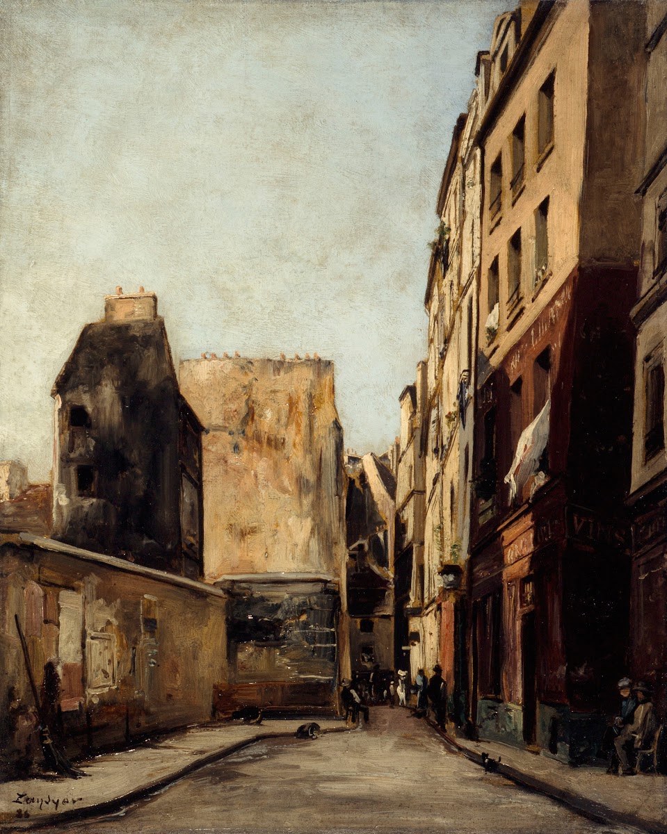 La Rue Saint Julien le Pauvre 1886
