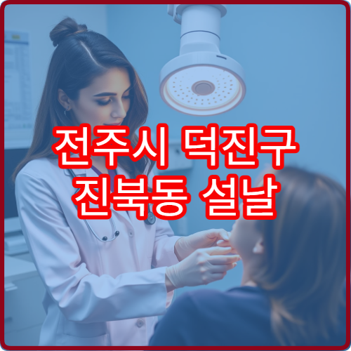 전주시 덕진구 진북동 설날 정신건강의학과 진료 병원 위치 확인