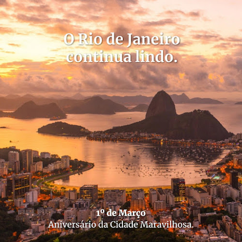 1&ordm; de Mar&ccedil;o &ndash; Anivers&aacute;rio da Cidade Maravilhosa.