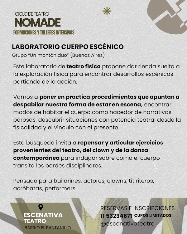 Laboratorio Cuerpo Escénico