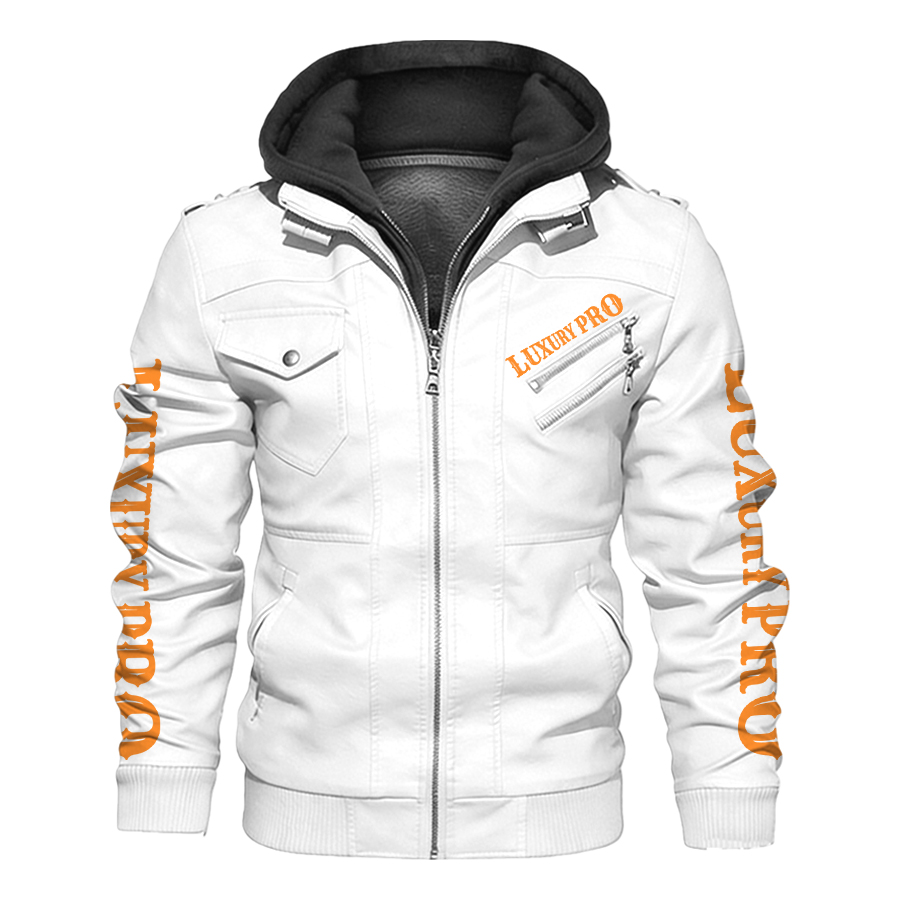 2D Leather Jacket 2 - Hooded Jacket