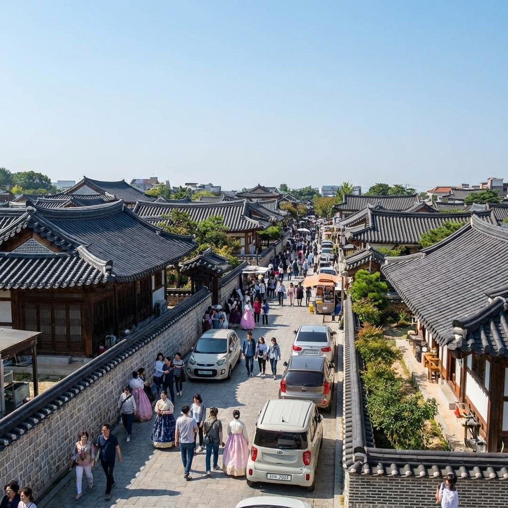 주차 지옥 탈출! 전주 한옥마을 주차 명당 & 대중교통 이용 가이드