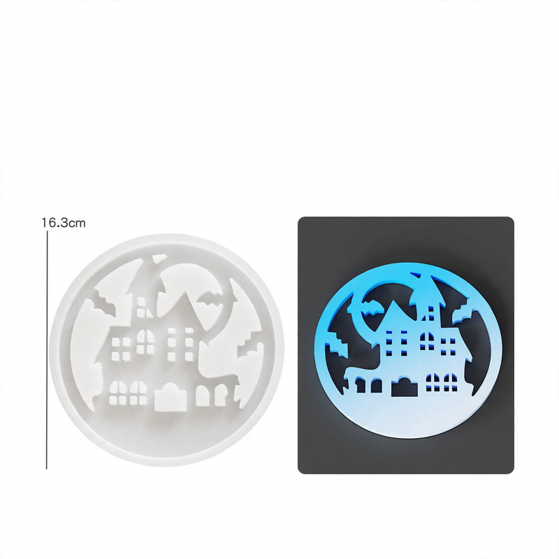 Silicone mold for candle holders and decoration