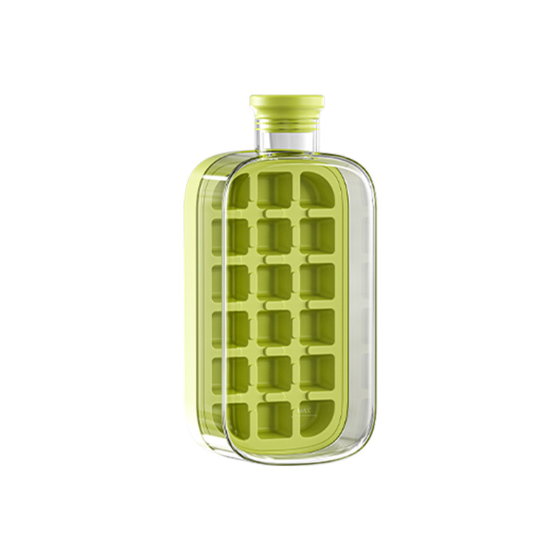 Silicone ice cube tray with pressure release