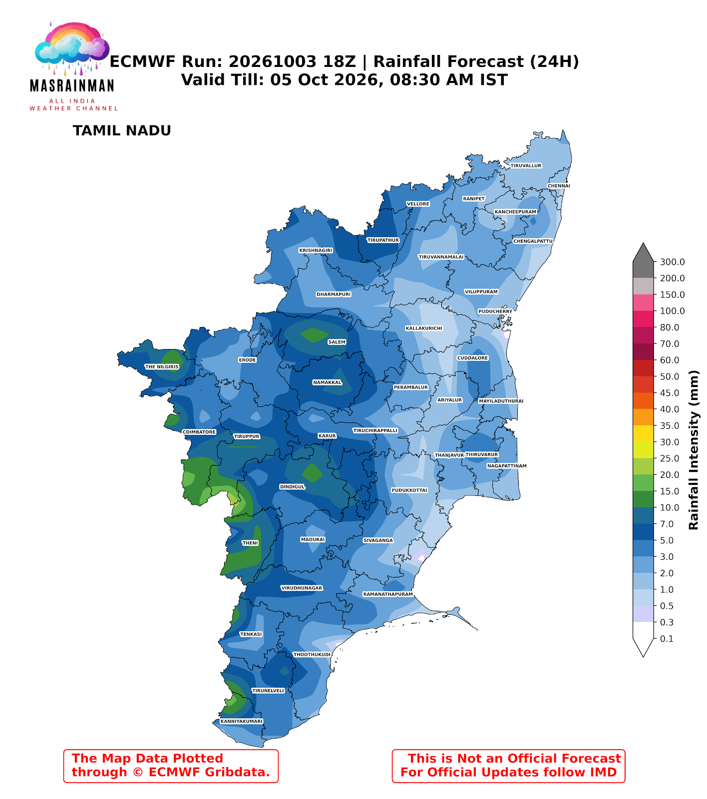 Tamil Nadu - MasRainMan Weather