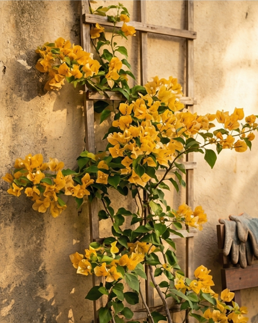 Imported Moonlight Yellow Bougainvillea Plant — view 6