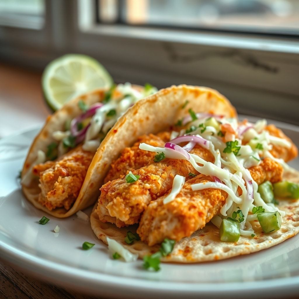 Crispy Baja Fish Tacos with Creamy Lime Slaw – Easy Weeknight Family Dinner