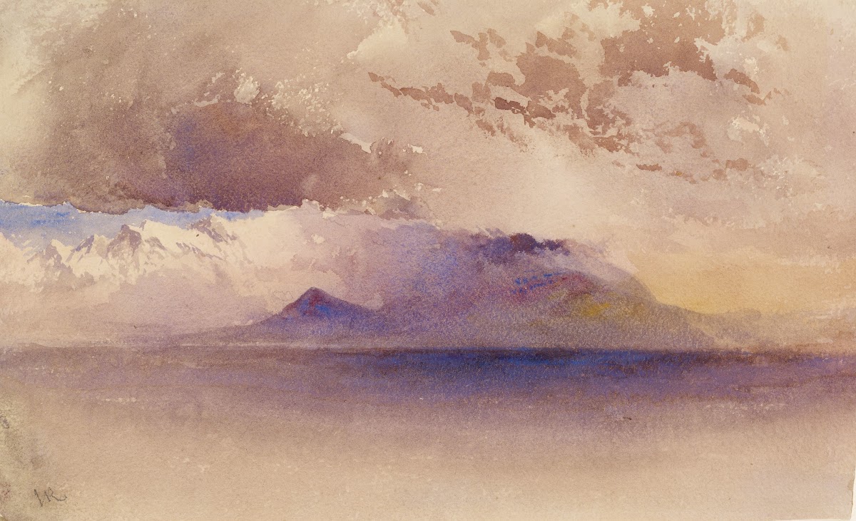 View of the Bay of Naples and Vesuvius 1840