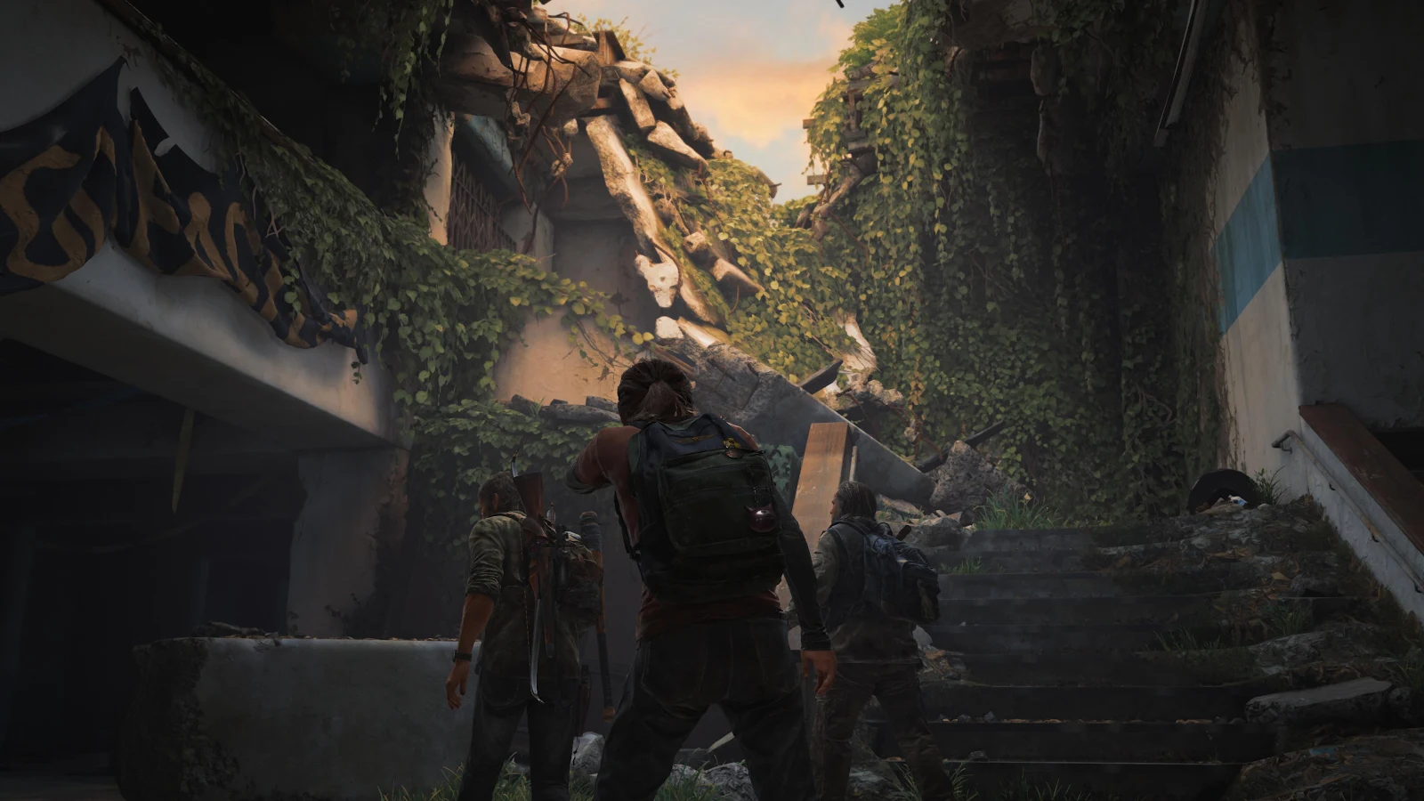 The Last Of Us Part I Ruins - Cinematic Game Art 4K Wallpaper (3840x2160)