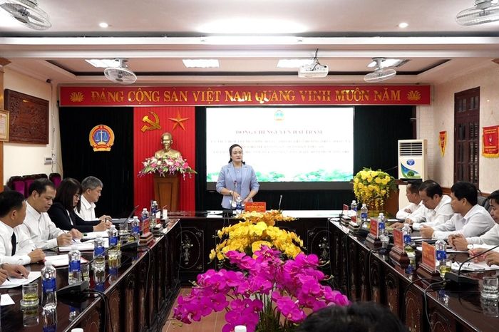 Phó Chánh án Nguyễn Hải Trâm làm việc với Tòa án tỉnh Quảng Trị - Báo Công Lý