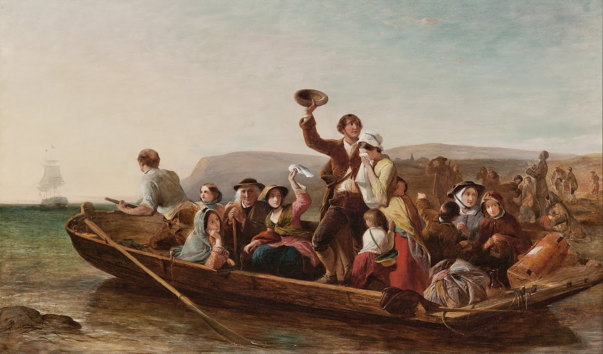 Emigration  the parting day Good Heaven what sorrows gloomd that parting day etc