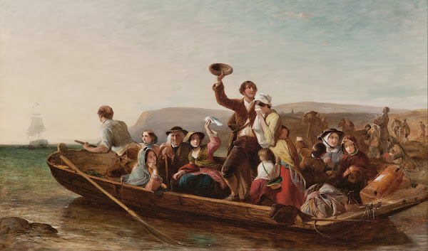 Emigration  the parting day Good Heaven what sorrows gloomd that parting day etc