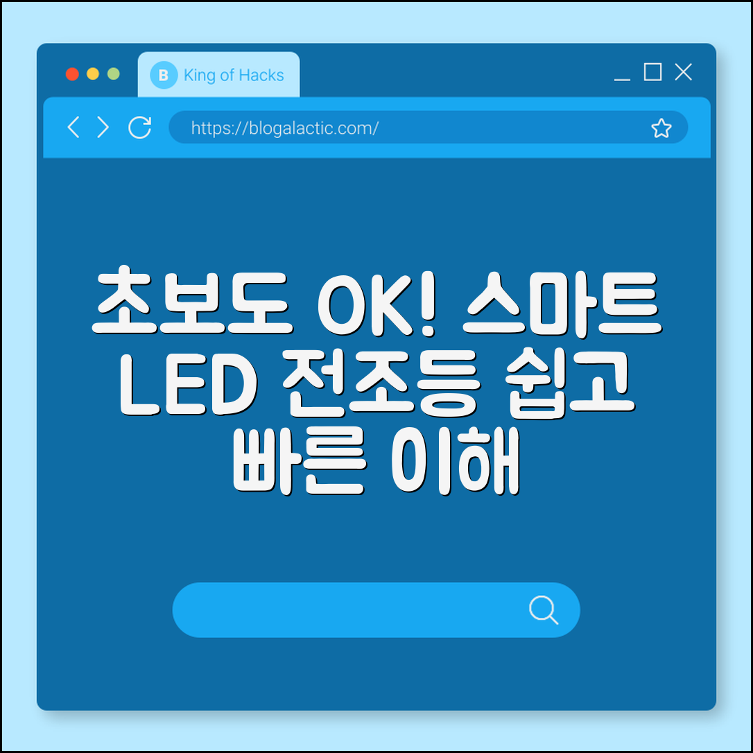 초보자도 쉽게 이해하는 스마트 전조등 LED