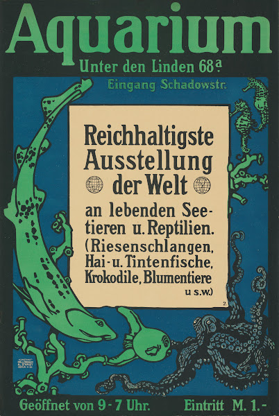 Aquarium Unter Den Linden Ausstellung An Lebenden Seetieren Und Reptilien 1910