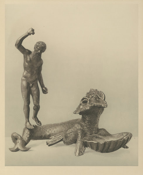 Neptune And Seamonster  Copy After Bellano 1910