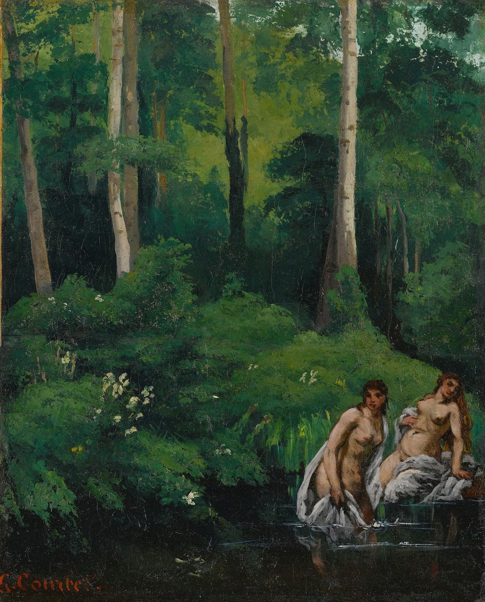 Baigneuses dans la forêt