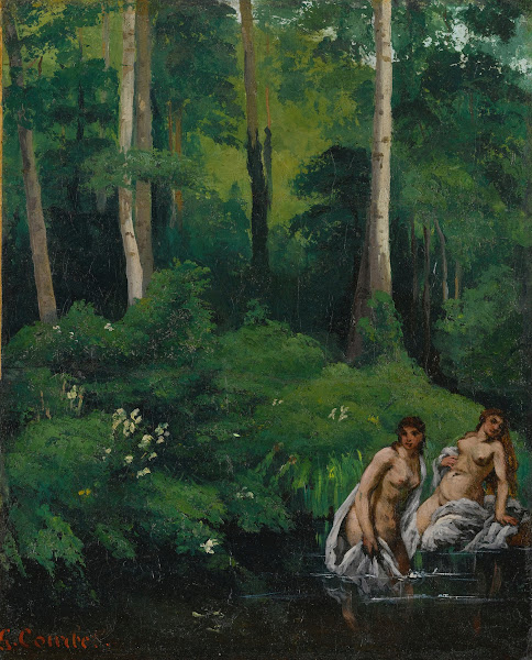 Baigneuses dans la forêt