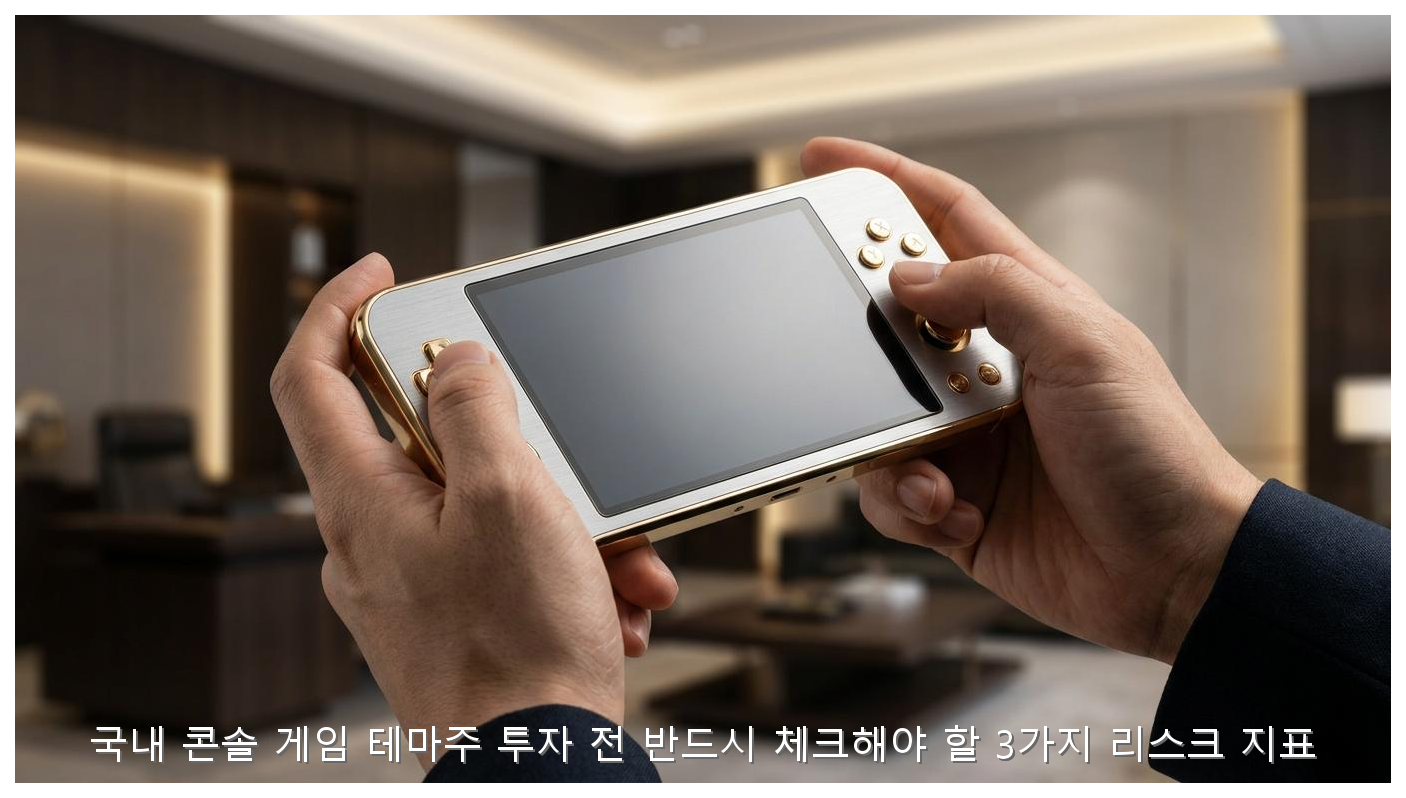 국내 콘솔 게임 테마주 투자 전 반드시 체크해야 할 3가지 리스크 지표 핵심 안내 및 분석 인포그래픽 (3)