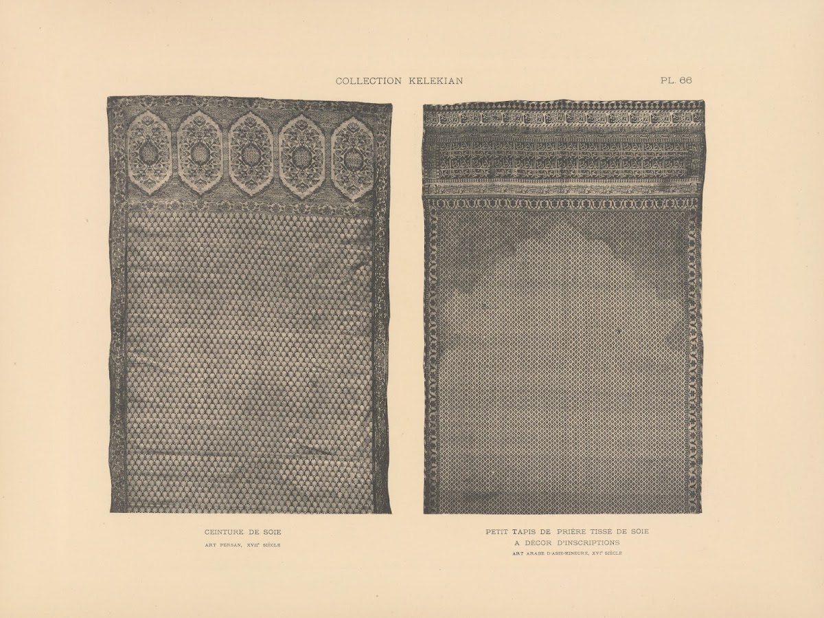 La collection Kelekian Etoffes  tapis dOrient  de Venise Pl066 1900