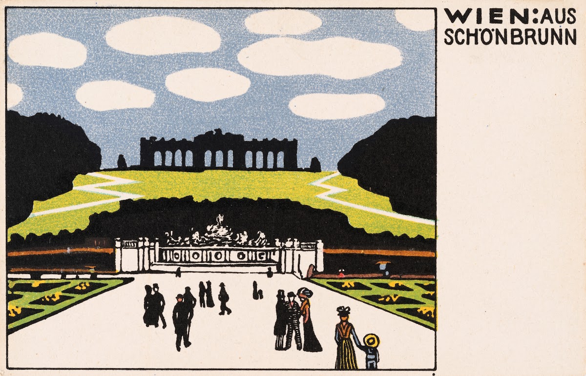 Nr 133 Wien Aus Schönbrunn 1908