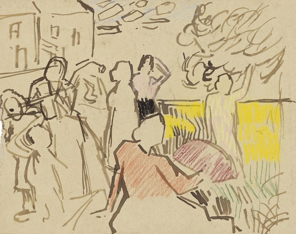 Au jardin 1916