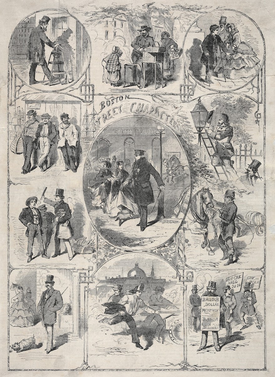 Boston Street Characters 1859
