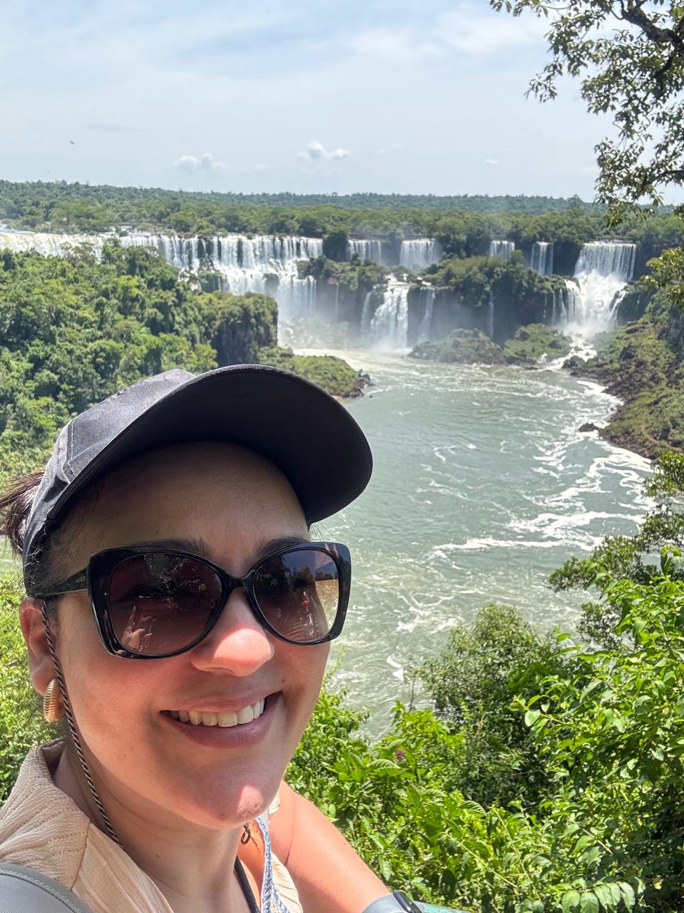 Lucia em Foz do Iguaçu