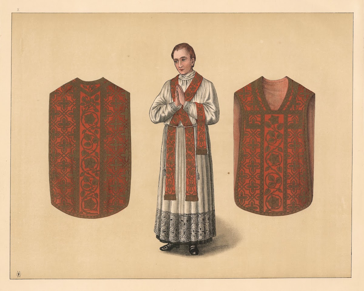 Priests vestments for Mass 1911