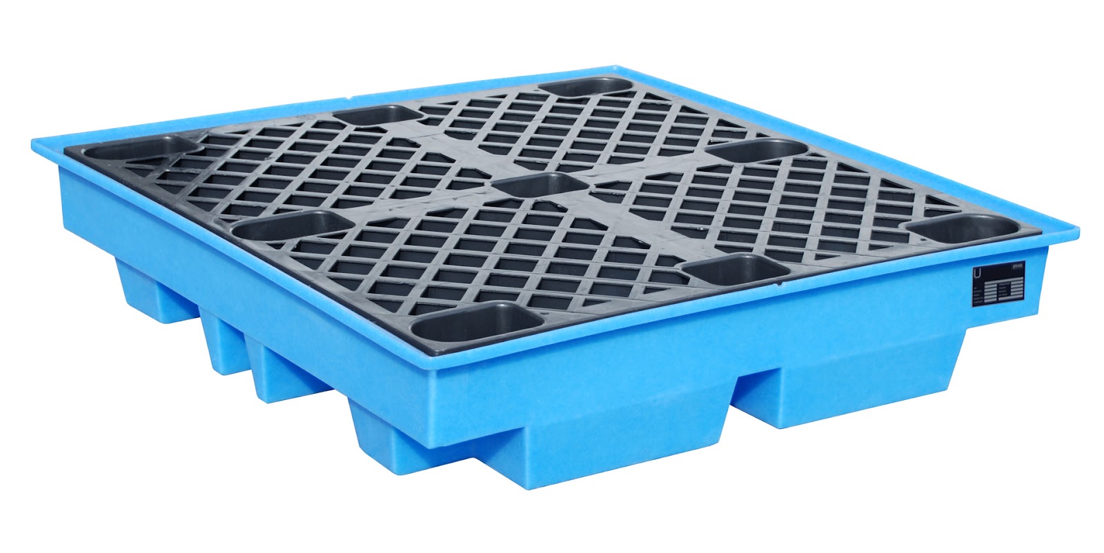 GREEN-LINE PE-opvangbak WP-PE 4/2, van robuust polyethyleen, blauw