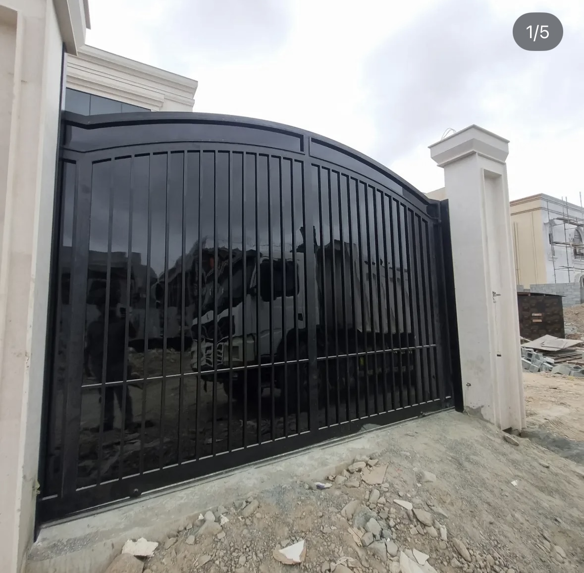 Villa security gate metal fabrication UAE — Al Taher Group