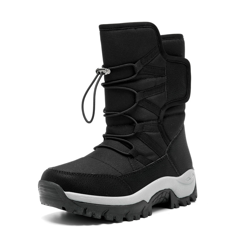 Gefütterte Herren-Winterstiefel, wasserabweisend