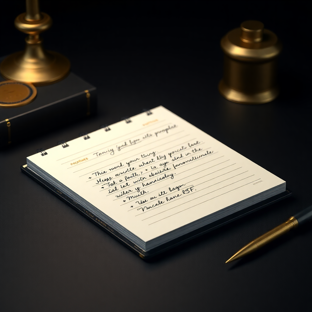 Sample sleep diary page