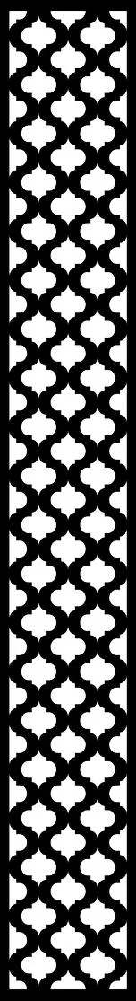 Quatrefoil Ogee Lattice Pattern Free SVG for Glowforge Cutting