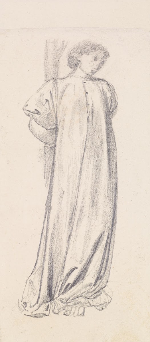 St George Series  Study of the Princess for The Princess chained to the Tree